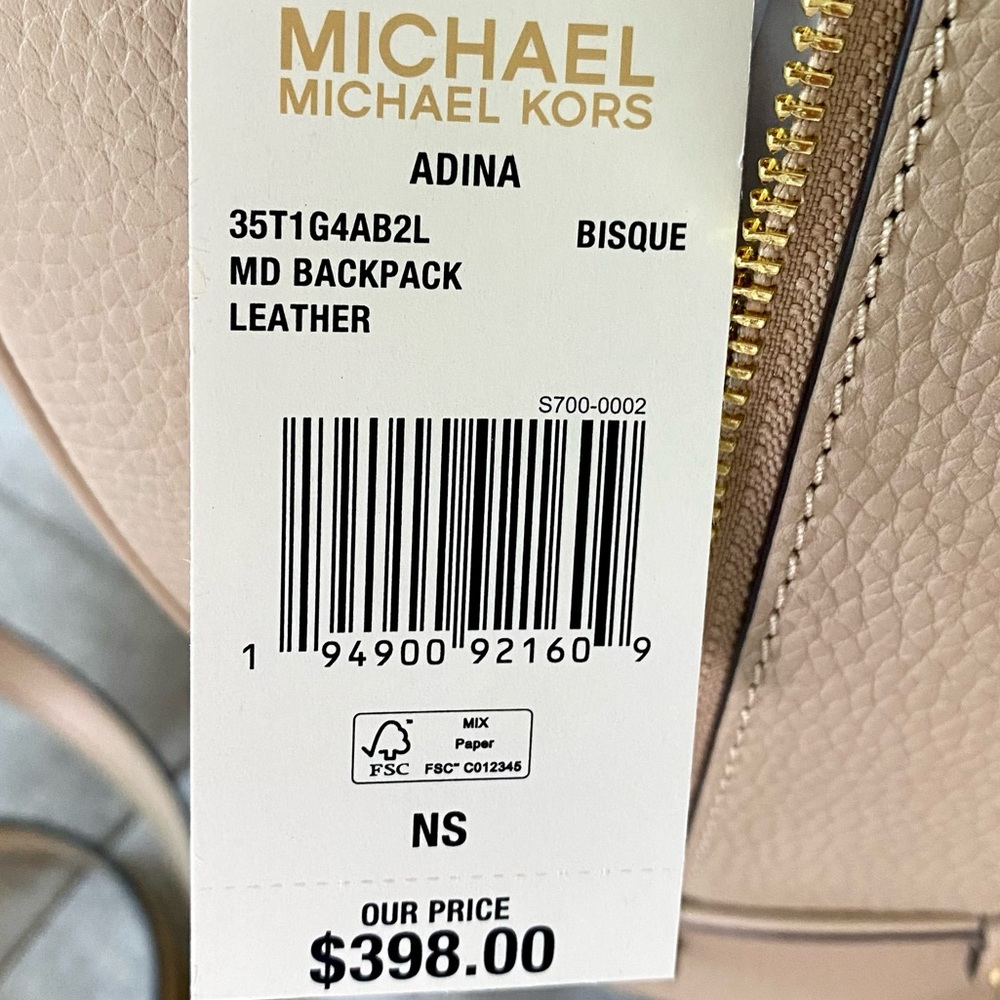 Michael Kors Tan Backpack - Picture 9 of 9